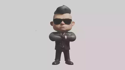 Cartoon Bodyguard model 3D model