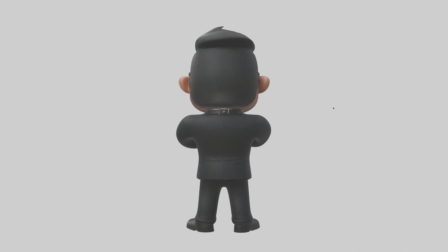 Cartoon Bodyguard model 3D model