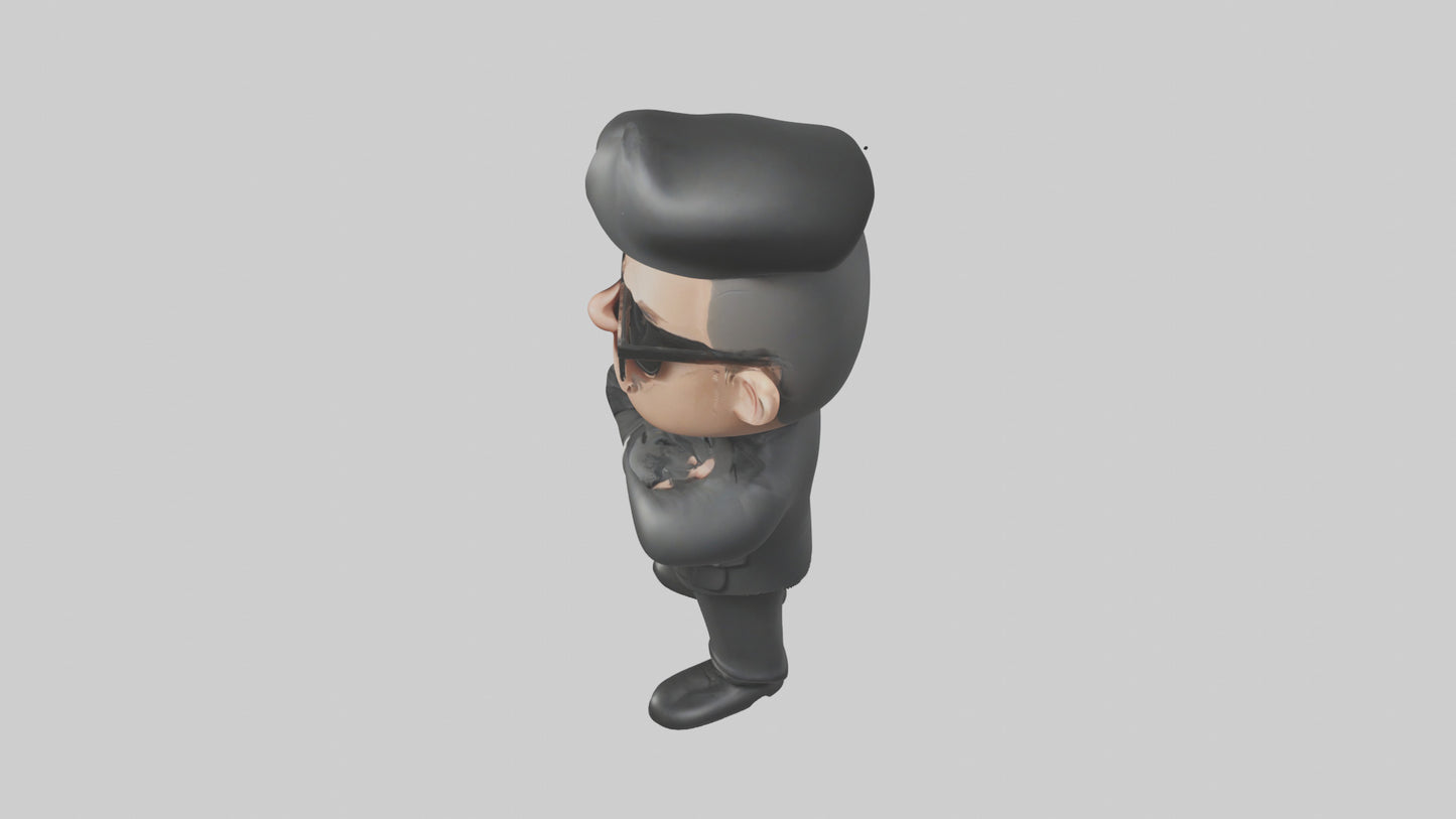 Cartoon Bodyguard model 3D model