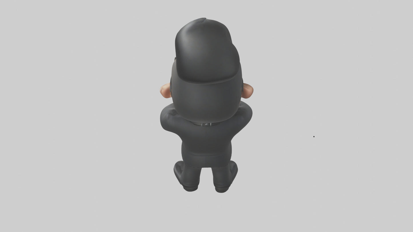 Cartoon Bodyguard model 3D model