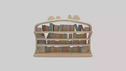 Cartoon Book Shelf model 3D model