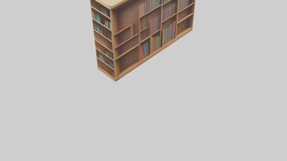 Cartoon Bookshelf model 3D model