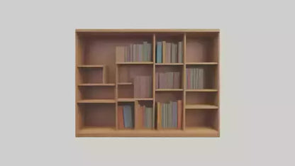 Cartoon Bookshelf model 3D model