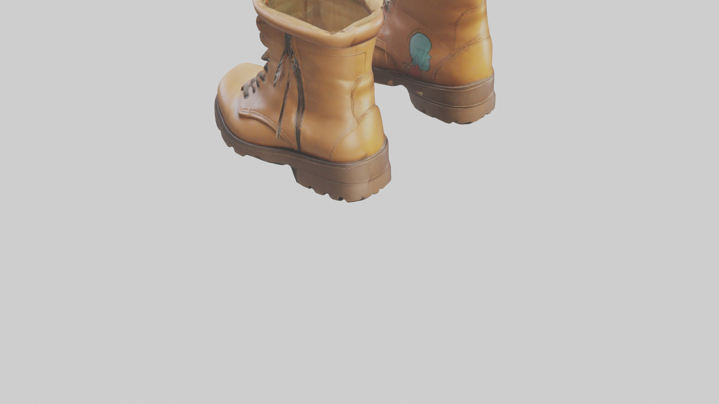 Cartoon Boots model 3D model
