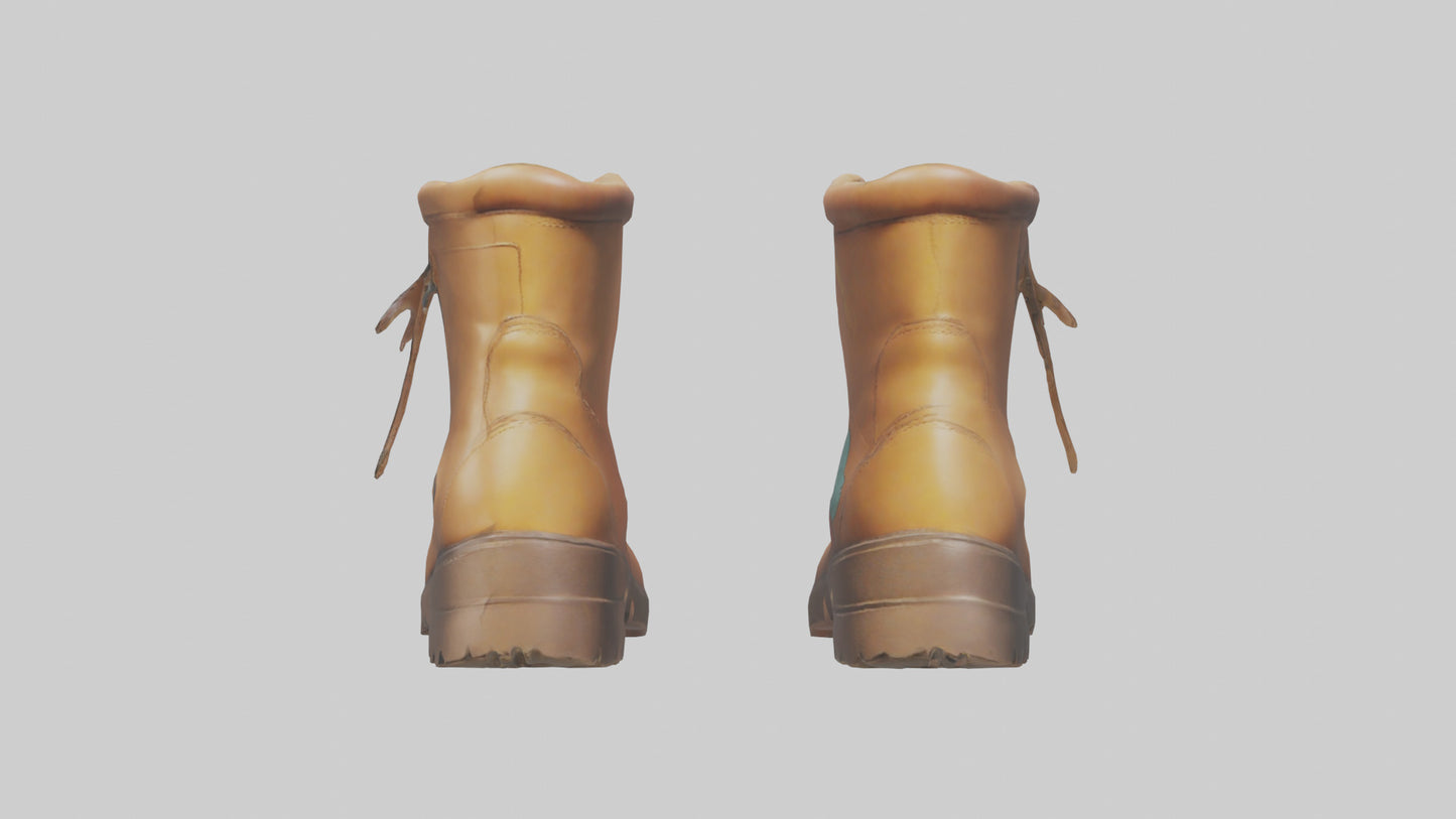 Cartoon Boots model 3D model