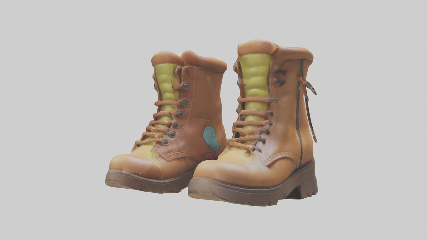 Cartoon Boots model 3D model
