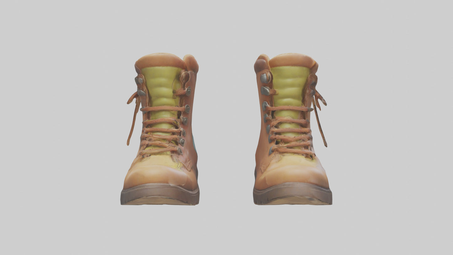 Cartoon Boots model 3D model