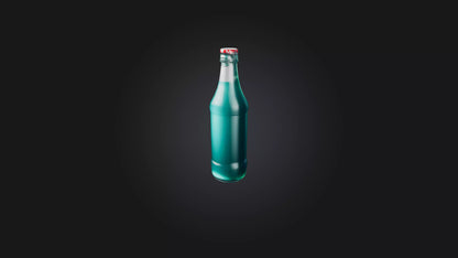 Cartoon Bottle of Soda 3D model