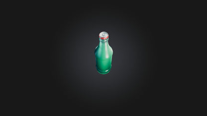 Cartoon Bottle of Soda 3D model