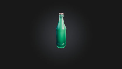 Cartoon Bottle of Soda 3D model