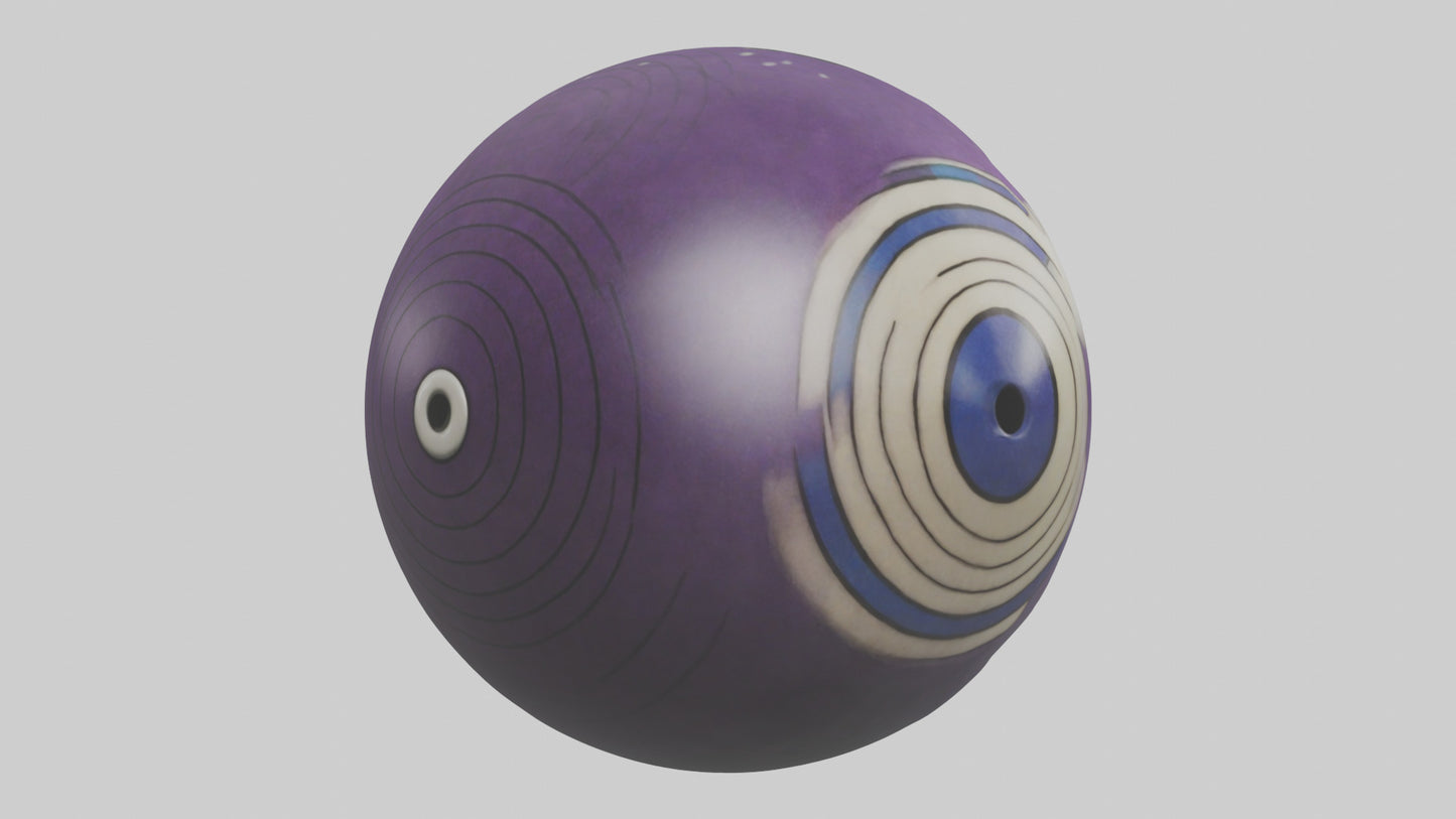 Cartoon Bowling Ball model 3D model
