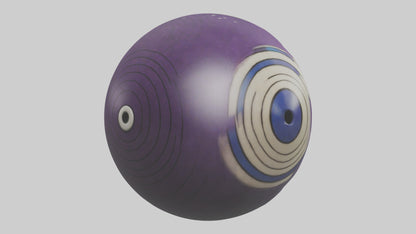 Cartoon Bowling Ball model 3D model