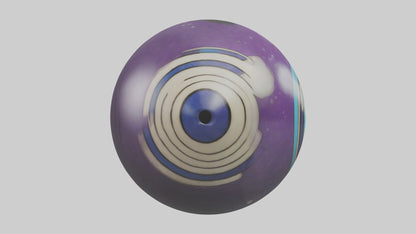Cartoon Bowling Ball model 3D model