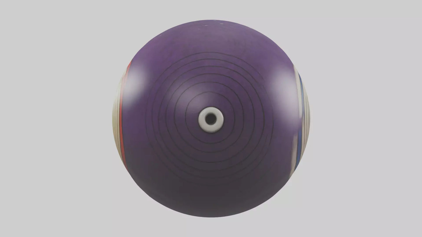 Cartoon Bowling Ball model 3D model