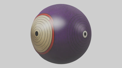 Cartoon Bowling Ball model 3D model