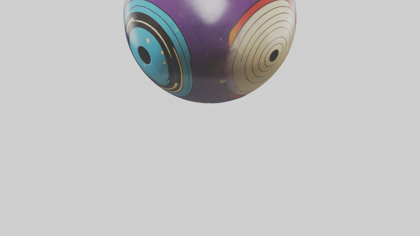 Cartoon Bowling Ball model 3D model