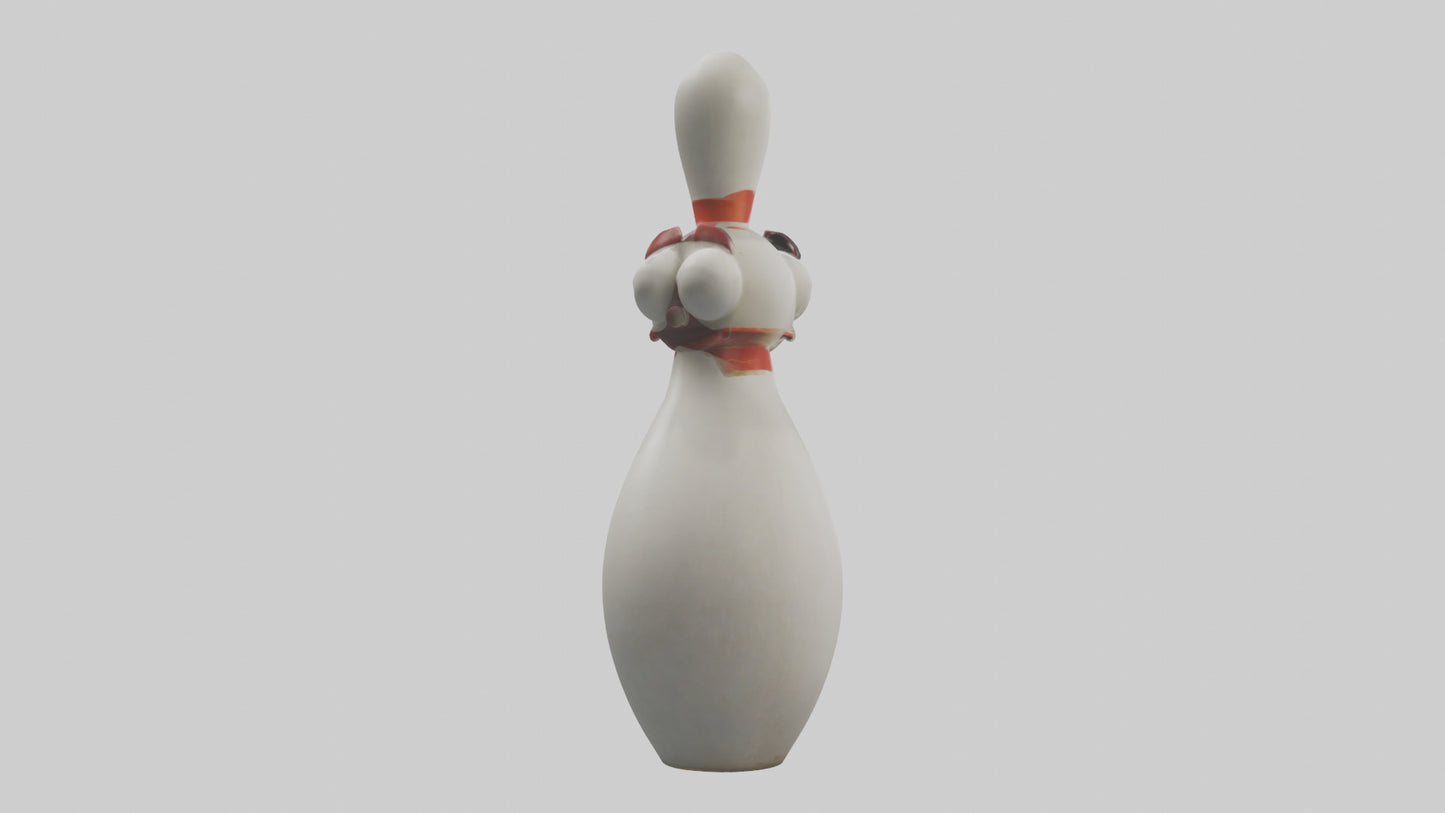 Cartoon Bowling Pin model 3D model