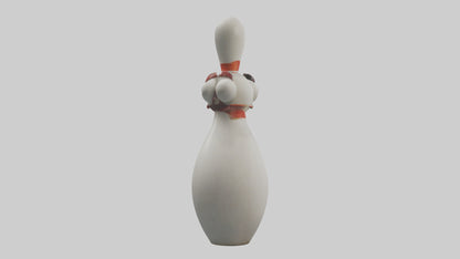 Cartoon Bowling Pin model 3D model