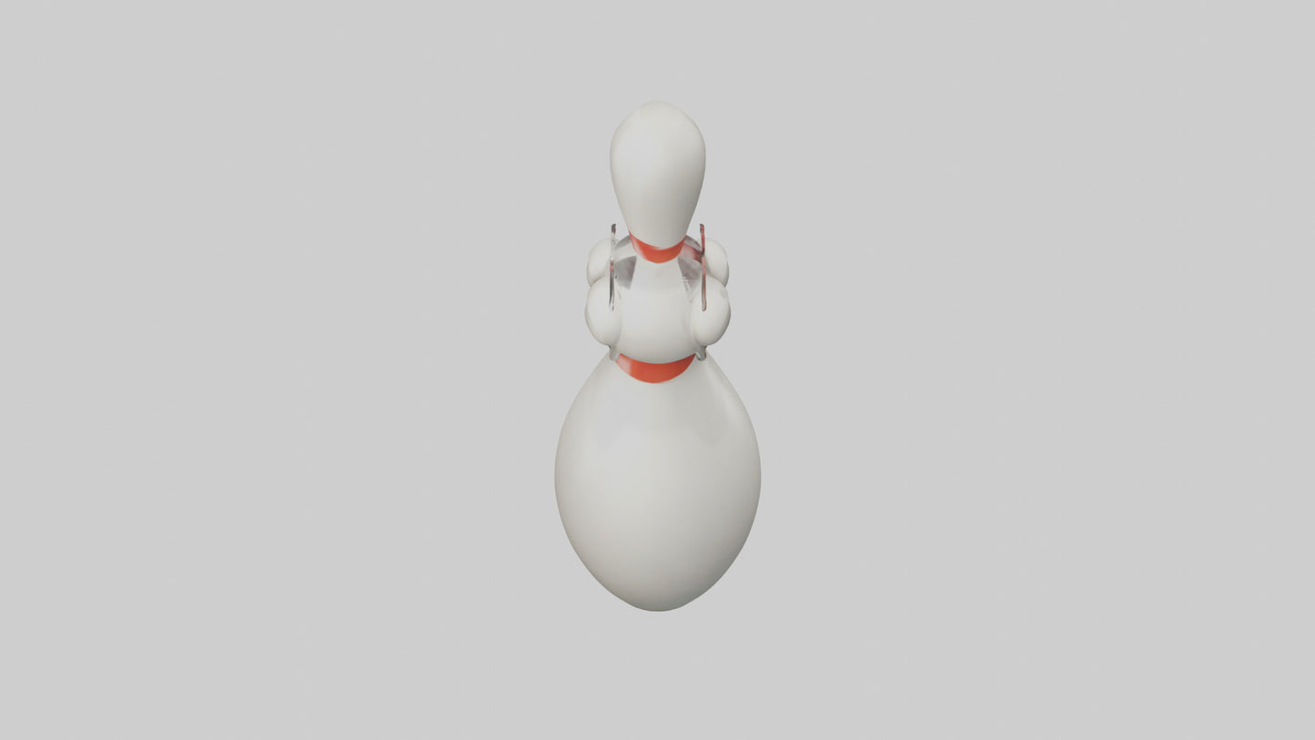 Cartoon Bowling Pin model 3D model