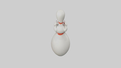 Cartoon Bowling Pin model 3D model