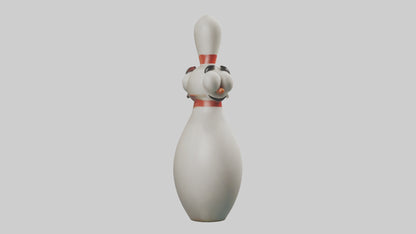 Cartoon Bowling Pin model 3D model