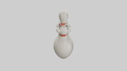Cartoon Bowling Pin model 3D model