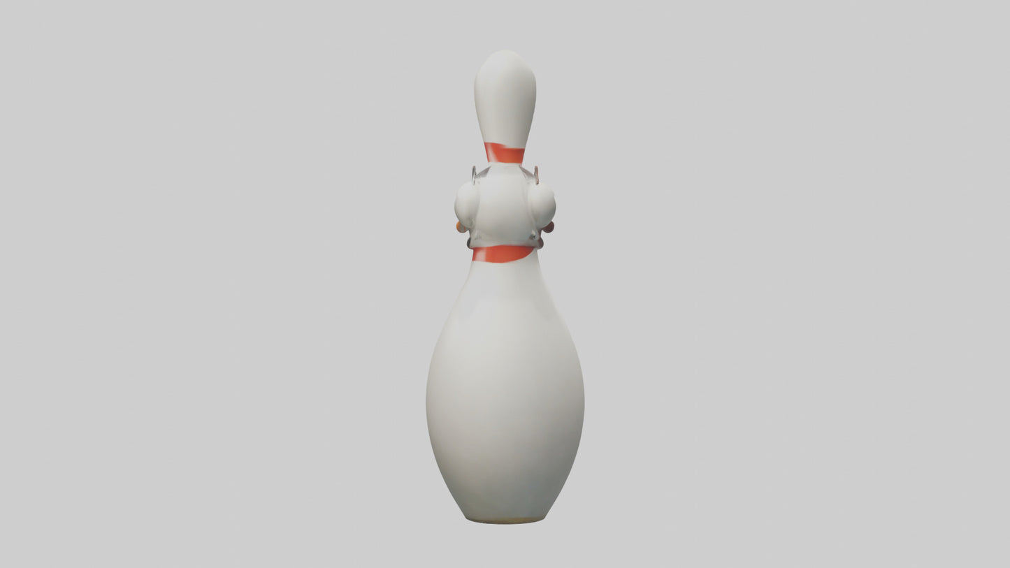 Cartoon Bowling Pin model 3D model