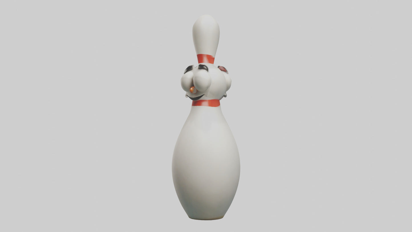 Cartoon Bowling Pin model 3D model