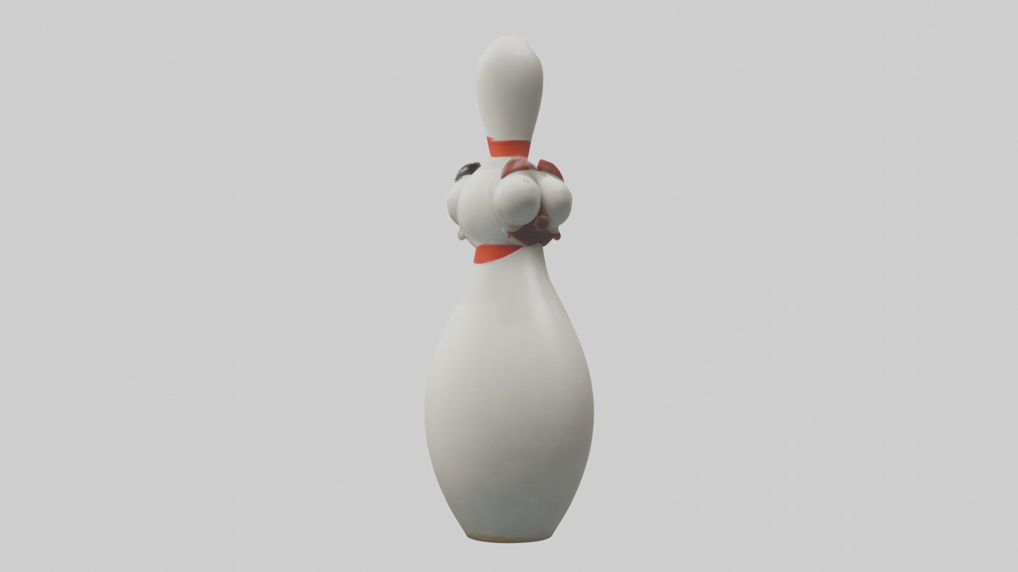 Cartoon Bowling Pin model 3D model