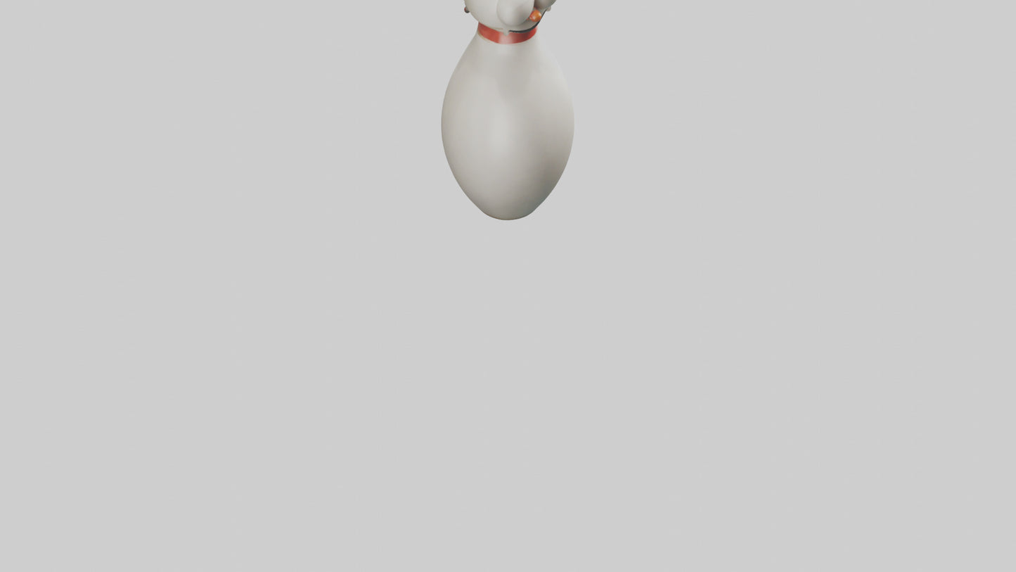 Cartoon Bowling Pin model 3D model