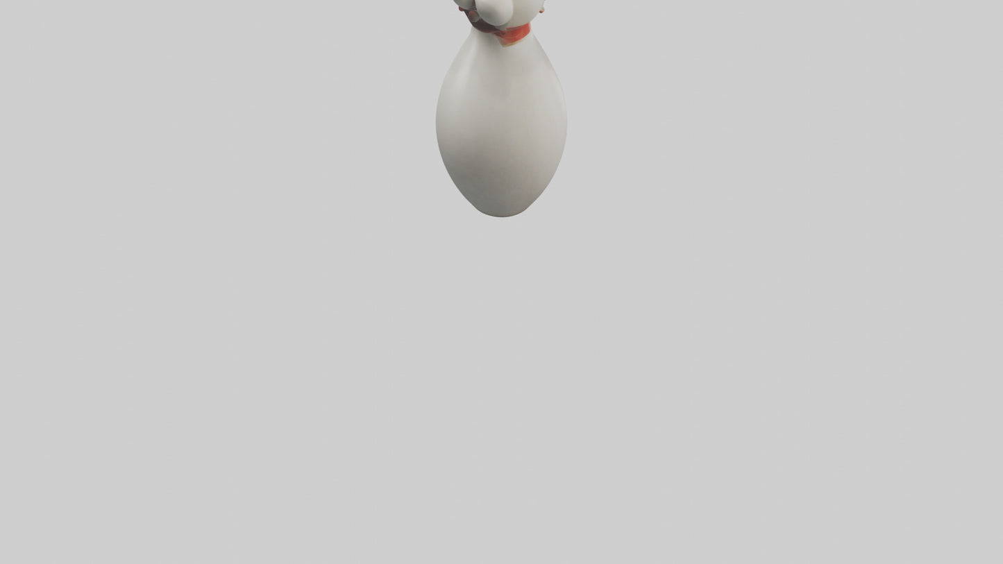 Cartoon Bowling Pin model 3D model