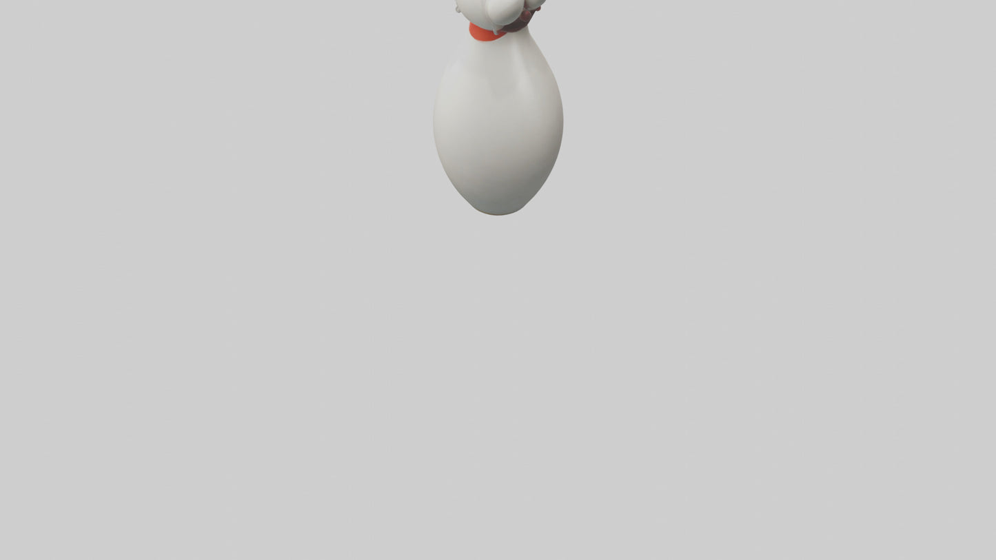 Cartoon Bowling Pin model 3D model