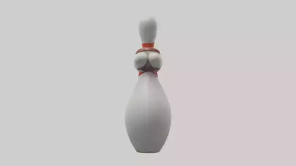 Cartoon Bowling Pin model 3D model