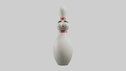 Cartoon Bowling Pin model 3D model