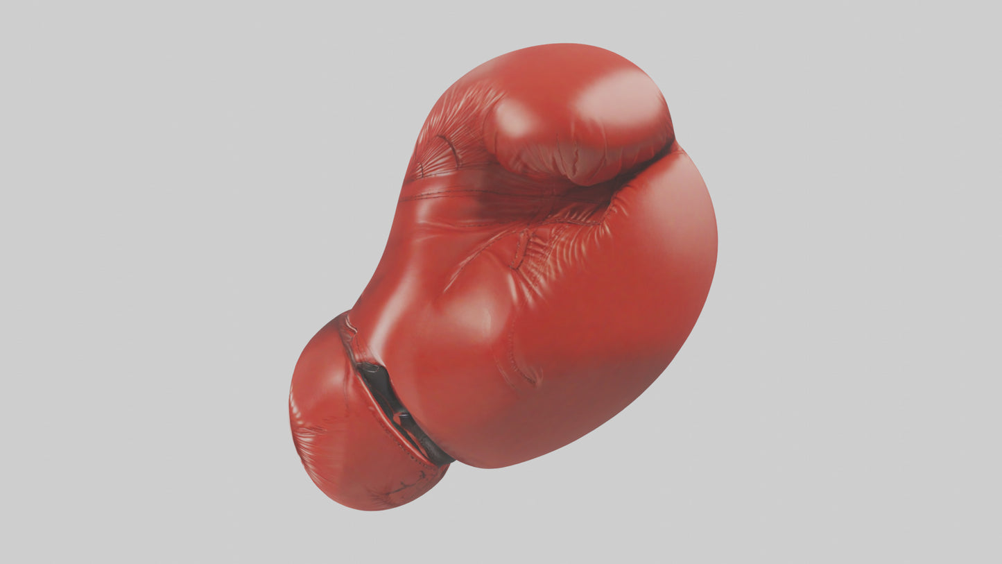 Cartoon Boxing Glove model 3D model