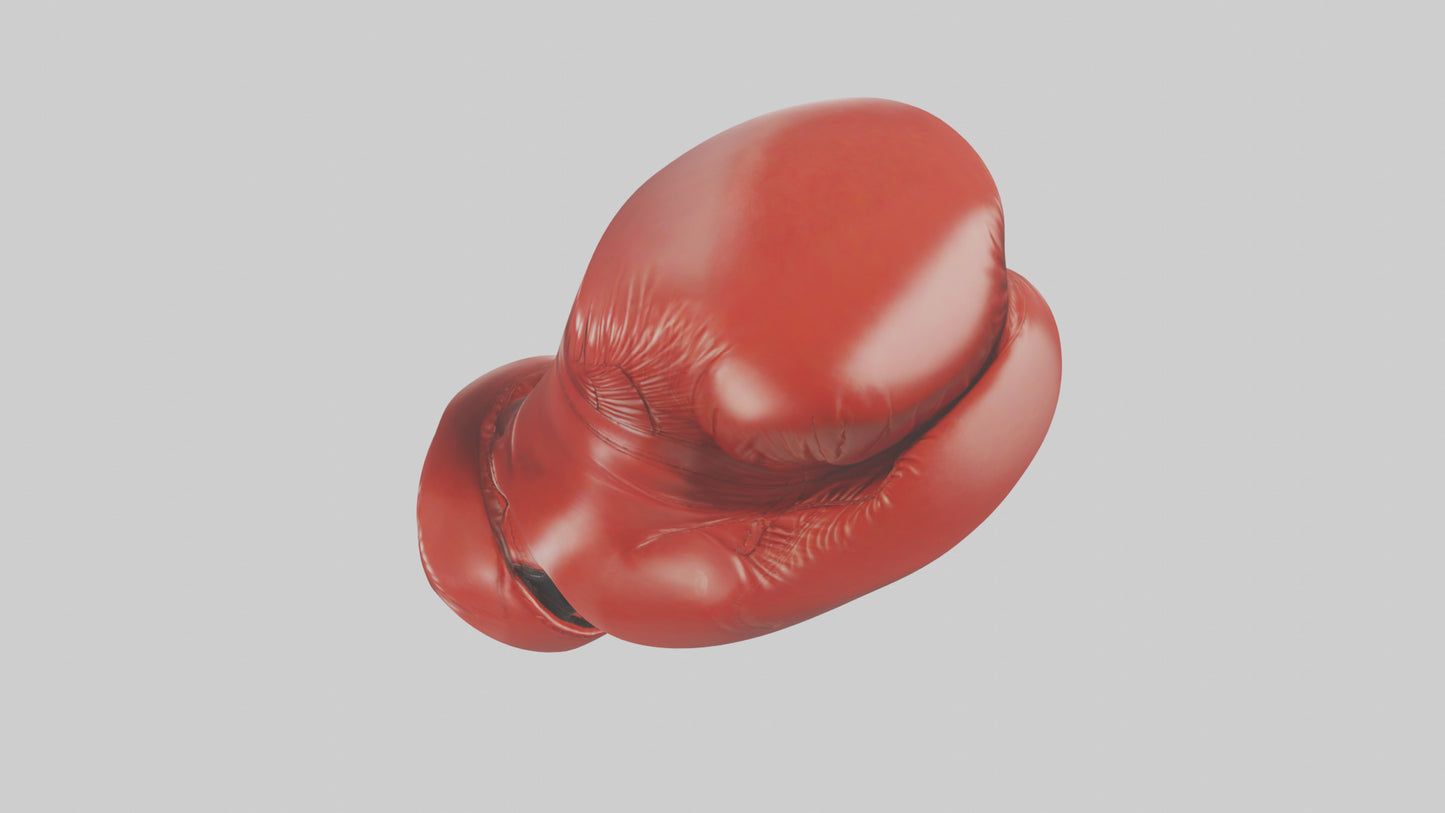 Cartoon Boxing Glove model 3D model