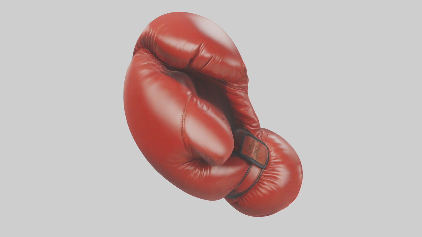 Cartoon Boxing Glove model 3D model