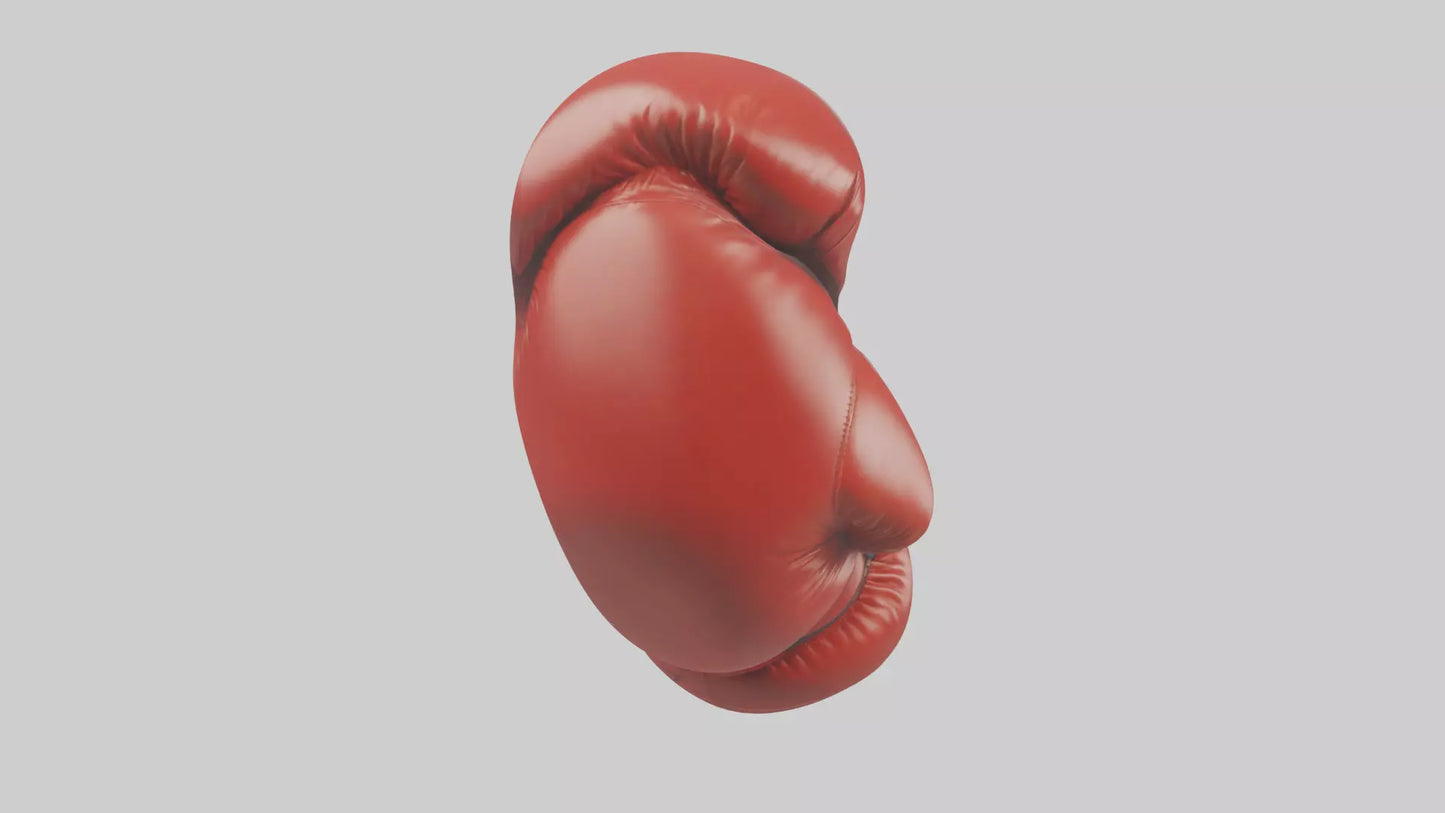 Cartoon Boxing Glove model 3D model