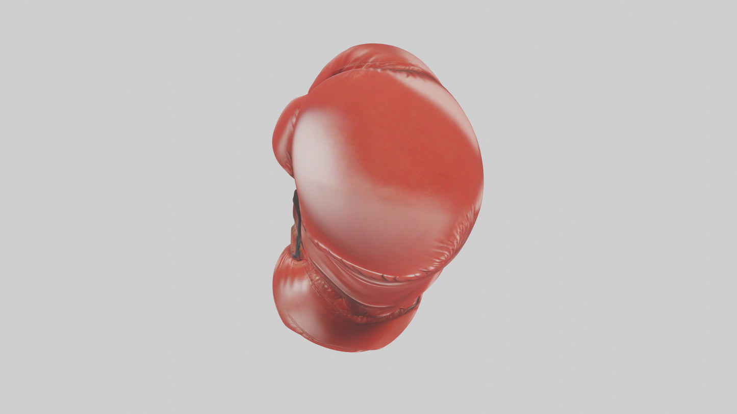 Cartoon Boxing Glove model 3D model