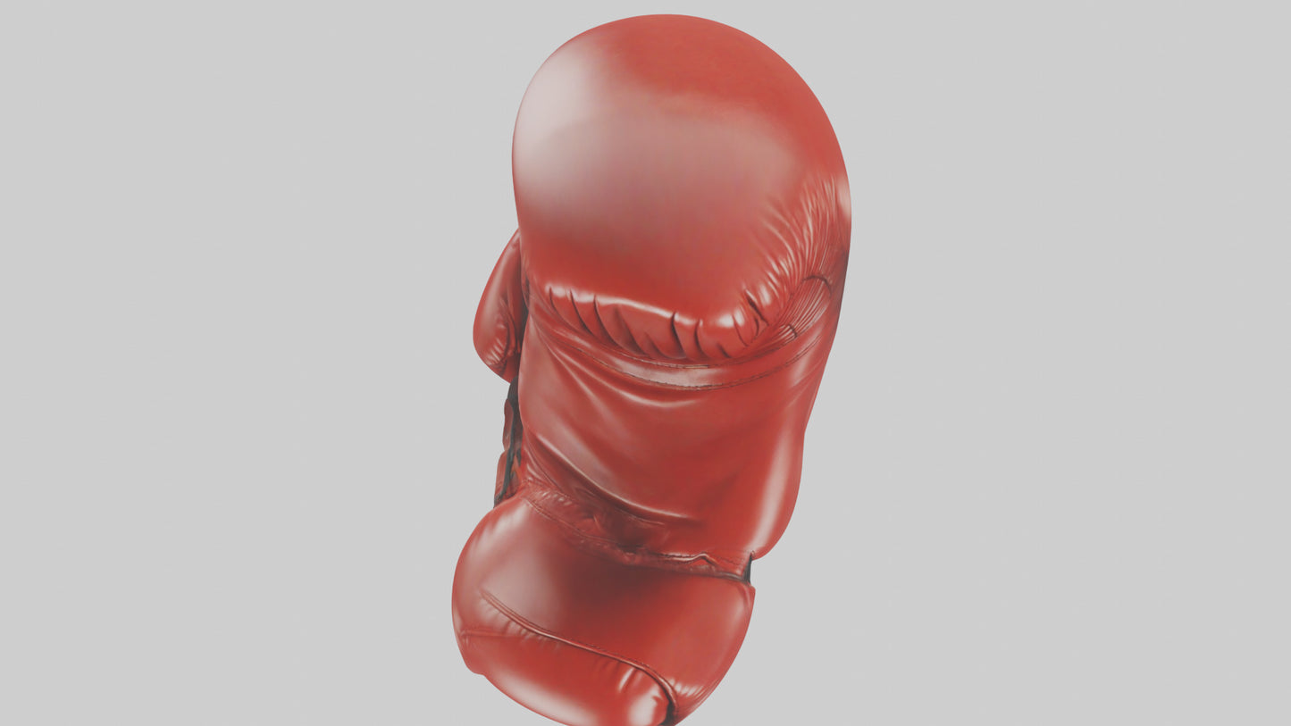 Cartoon Boxing Glove model 3D model