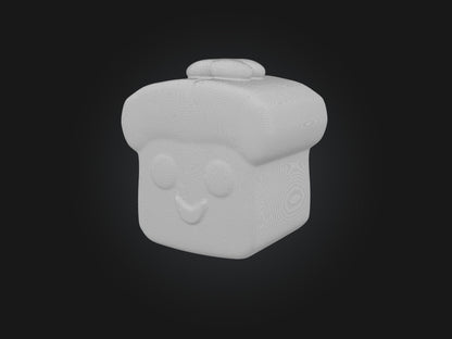 3D model Cartoon Bread VR / AR / low-poly
