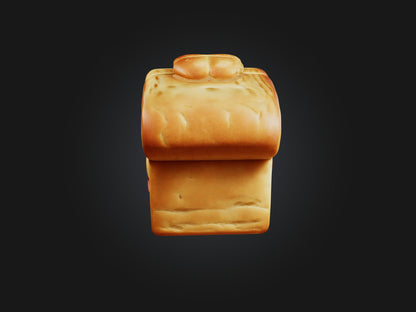 3D model Cartoon Bread VR / AR / low-poly