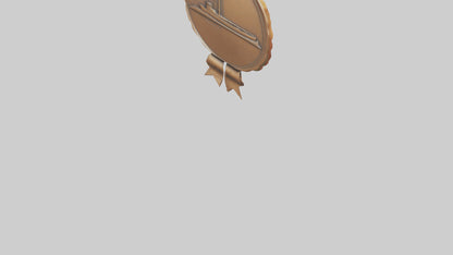 Cartoon Bronze Medal model 3D model