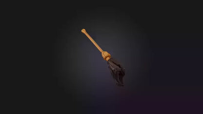 Cartoon Broomstick 3D model