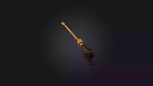 Cartoon Broomstick 3D model