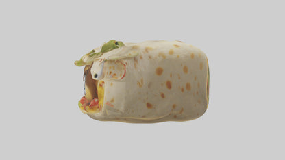 Cartoon Burrito model 3D model