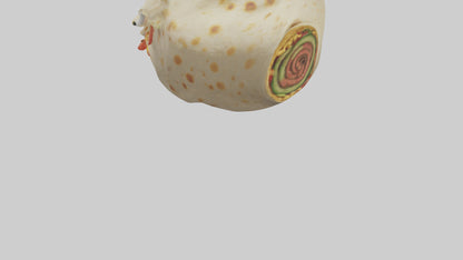 Cartoon Burrito model 3D model