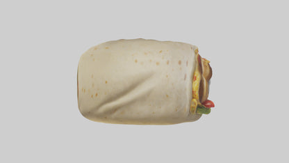 Cartoon Burrito model 3D model