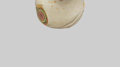 Cartoon Burrito model 3D model