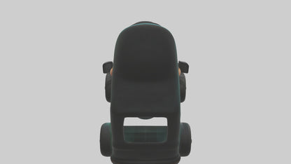 Cartoon Bus Driver 1 VR / AR / low-poly